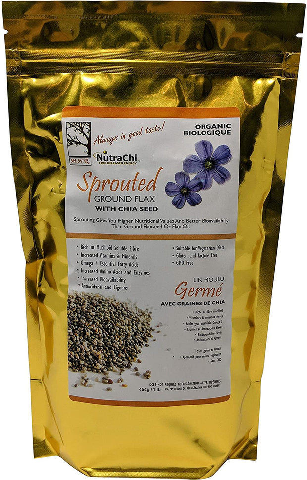 Sprouted Ground Flax With Chia Seed, 454g