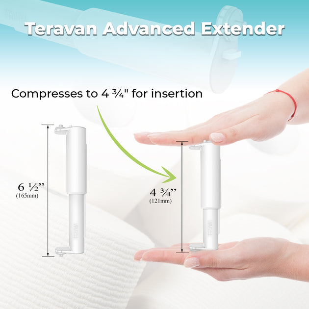 Teravan Advanced Extender for Extra Large Toilet Paper Rolls - Easy In