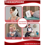 Thermophore MaxHeat Petite Heating Pad (4" x 17") – Deep Moist Heat for Neck, Arms & Joints