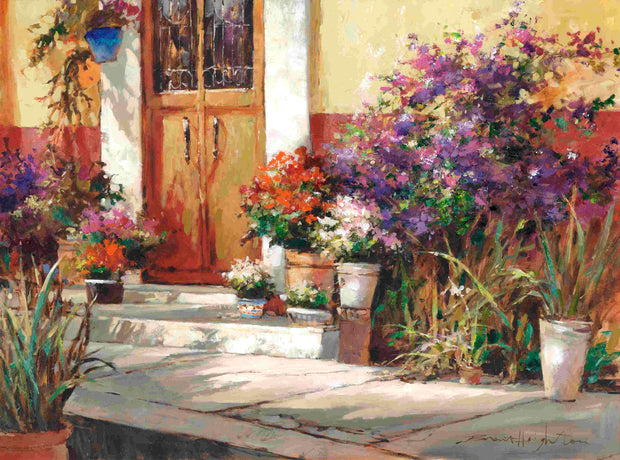 Doorstep Garden - (Brent Heighton) Metal Print