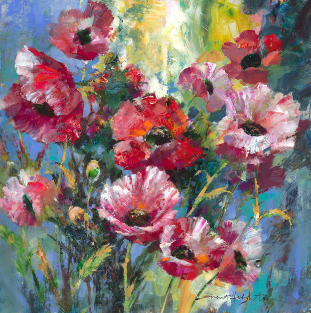 Floral Abstraction - (Brent Heighton) Metal Print