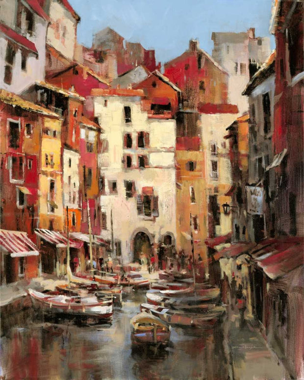 Mediterranean Seaside Holiday I (19.7" x 27.6") - (Brent Heighton)