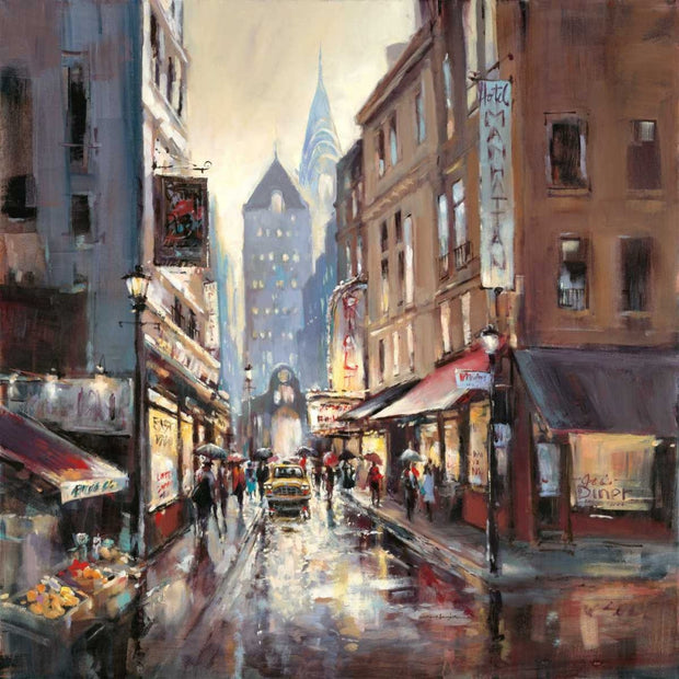 Off Broadway (27.6" x 19.7") - (Brent Heighton)