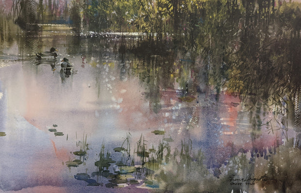 Quiet Pond (20.875" x 13.125") - (Brent Heighton) Limited Prints