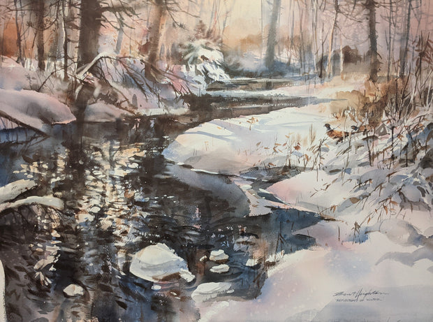 Reflections of Winter (28" x 20.5") - (Brent Heighton) Limited Prints