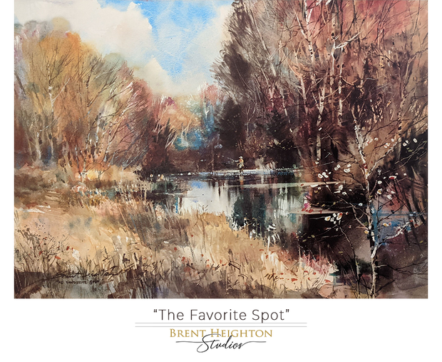 The Favorite Spot (28" x 20") - (Brent Heighton) Limited Prints