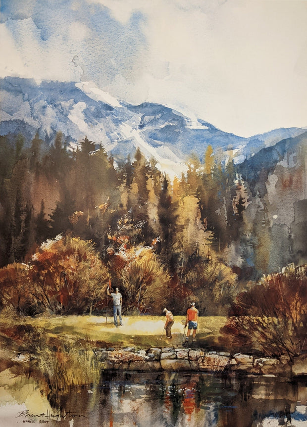 Uphill Shot (21" x 28.75") (Brent Heighton)