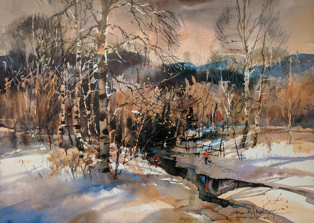 Walking the Creek (28.5" x 20.5") - (Brent Heighton) Limited Prints