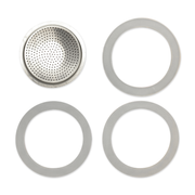 Replacement Silicone Gaskets for Moka Aluminum Stovetop Coffee Maker Pots compatible with Bialetti