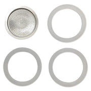 Replacement Silicone Gaskets for Moka Aluminum Stovetop Coffee Maker Pots compatible with Bialetti