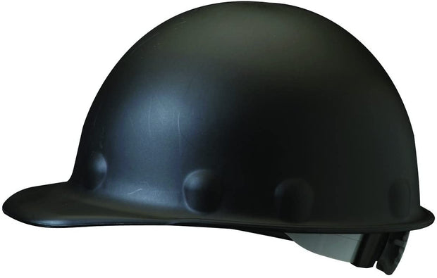 Fibre-Metal P2ARW11A000 Hard Hat Injection Molded Roughneck Fiberglass with 8-Point Ratchet Suspension, Black