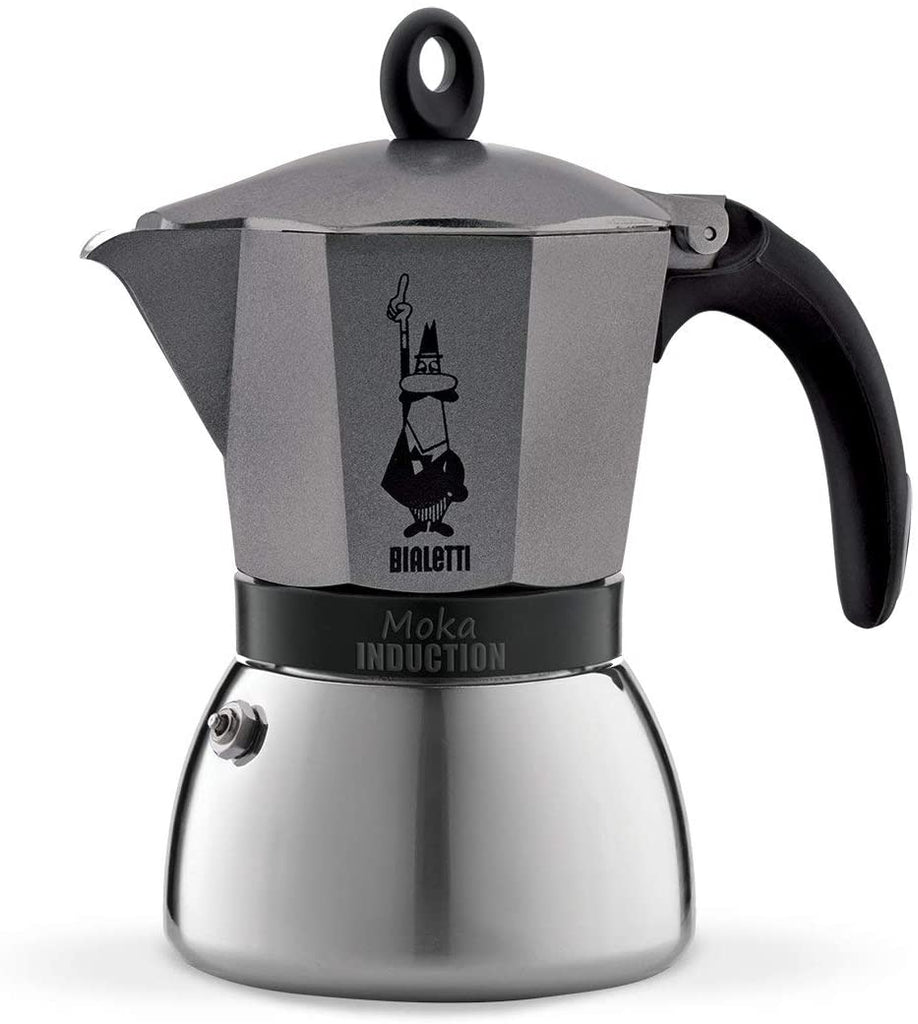 Bialetti Elegant Kitty 6-Cup Stainless Steel Stovetop Espresso