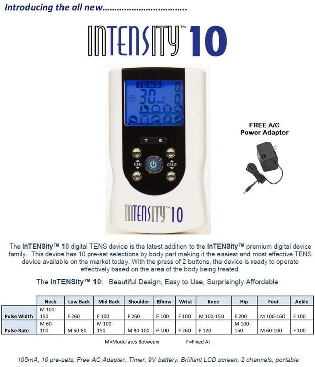 Roscoe Medical Intensity 10 Digital TENS Device DI1010