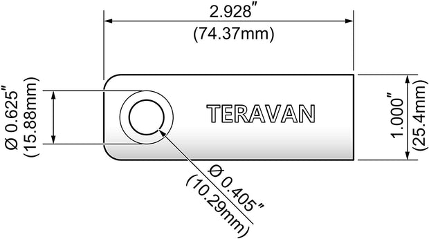 Teravan Fixed Extender Tabs - Toilet Paper Adhesive Extending Adapter Set for Larger Rolls - Grey
