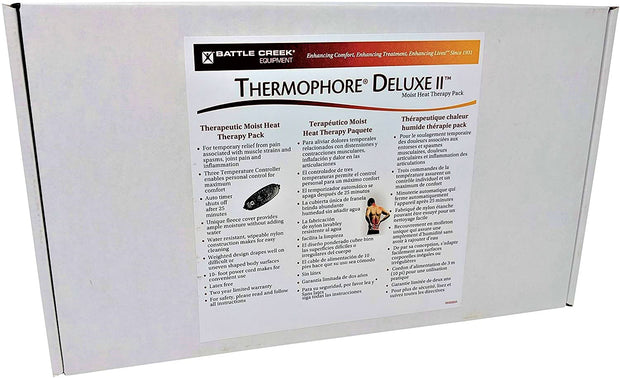 Thermophore Deluxe II Electric Heating Pad - Moist Heat Therapy, Large, (14"x27")