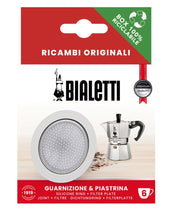 Bialetti Replacement Gasket and Filter Plate for Moka Pots